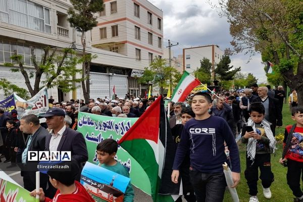 راهپیمایی روز جهانی قدس درقزوین