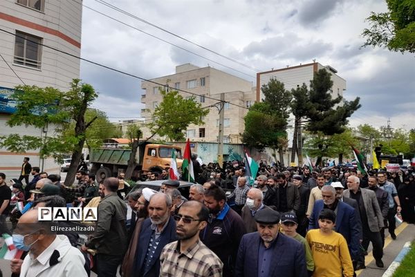 راهپیمایی روز جهانی قدس درقزوین