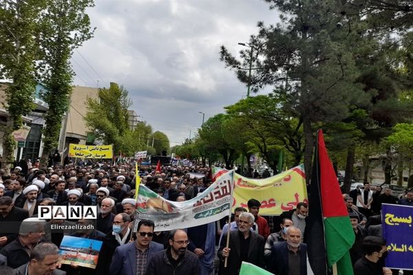 راهپیمایی روز جهانی قدس درقزوین