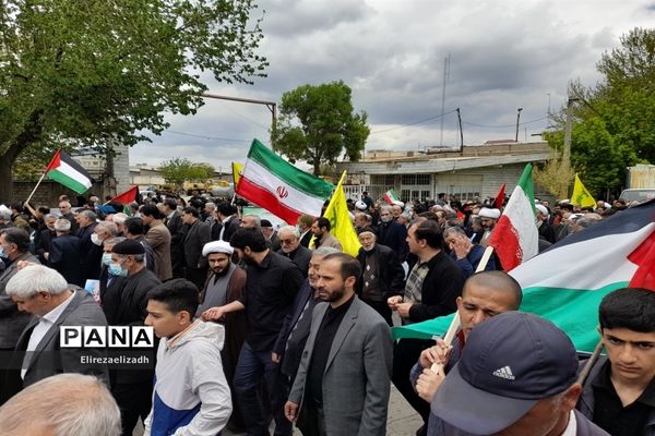 راهپیمایی روز جهانی قدس درقزوین