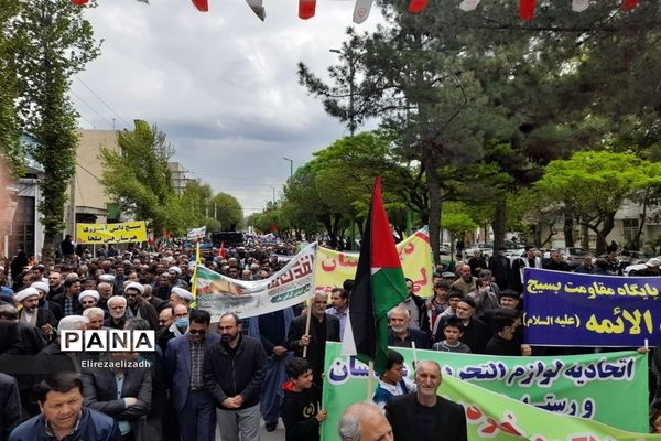 راهپیمایی روز جهانی قدس درقزوین
