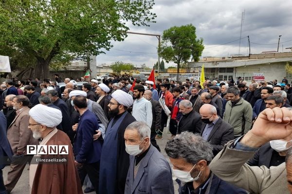 راهپیمایی روز جهانی قدس درقزوین