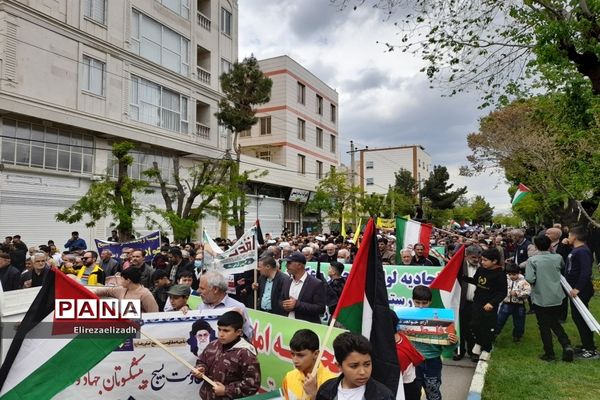 راهپیمایی روز جهانی قدس درقزوین