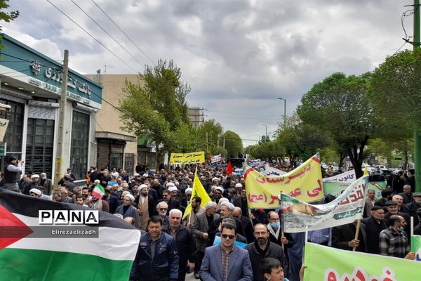 راهپیمایی روز جهانی قدس درقزوین