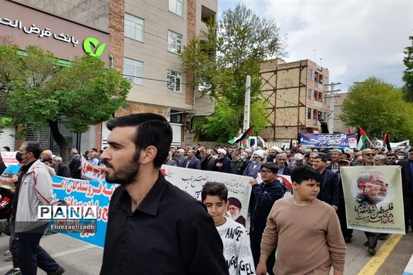 راهپیمایی روز جهانی قدس درقزوین
