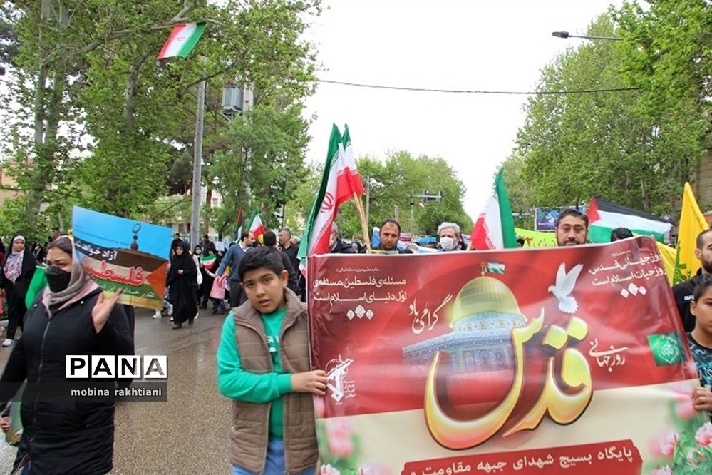 راهپیمایی با شکوه روز جهانی قدس در بجنورد