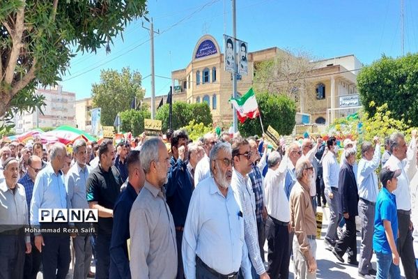 راهپیمایی روز جهانی قدس در گناوه