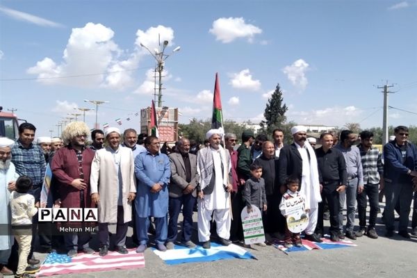 راهپیمایی روز قدس در استان گلستان