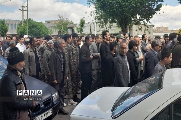 راهپیمایی روز قدس در شهر جعفریه قم