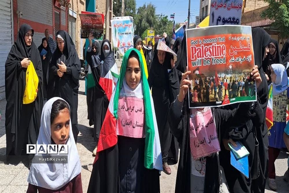راهپیمایی روز جهانی  قدس در شهرستان شوش