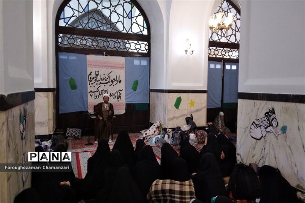 مراسم اعتکاف اتحادیه دانش آموزی انجمن اسلامی در جوار حرم مطهر رضوی