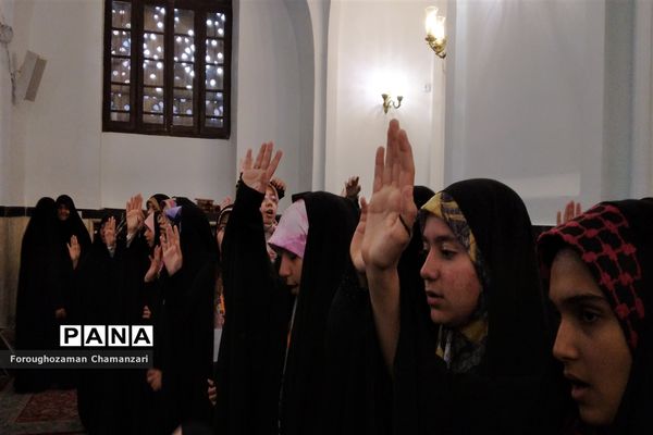 مراسم اعتکاف اتحادیه دانش آموزی انجمن اسلامی در جوار حرم مطهر رضوی