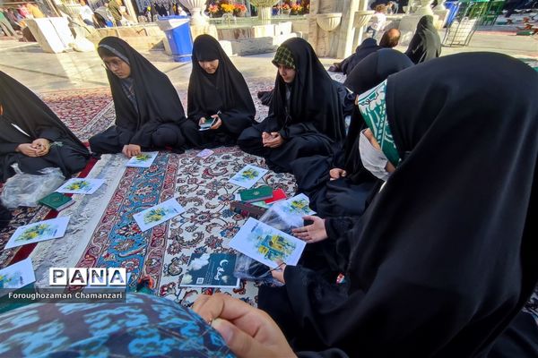 مراسم اعتکاف اتحادیه دانش آموزی انجمن اسلامی در جوار حرم مطهر رضوی