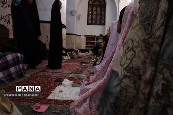 مراسم اعتکاف اتحادیه دانش آموزی انجمن اسلامی در جوار حرم مطهر رضوی