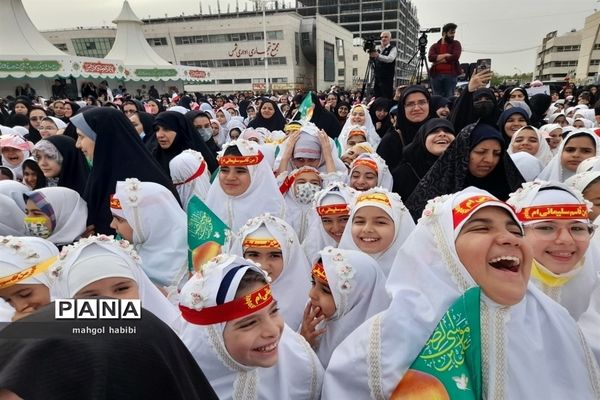 اجتماع بزرگ دختران روزه اولی مشهد