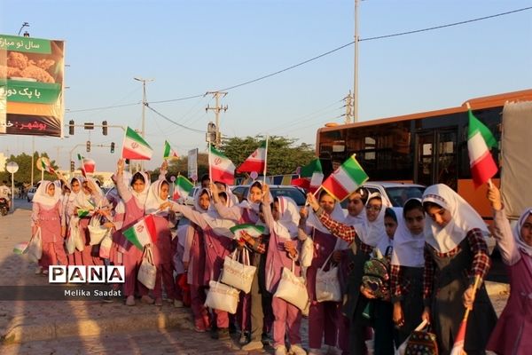 برگزاری جشن دانش‌آموزان روزه اولی در بوشهر