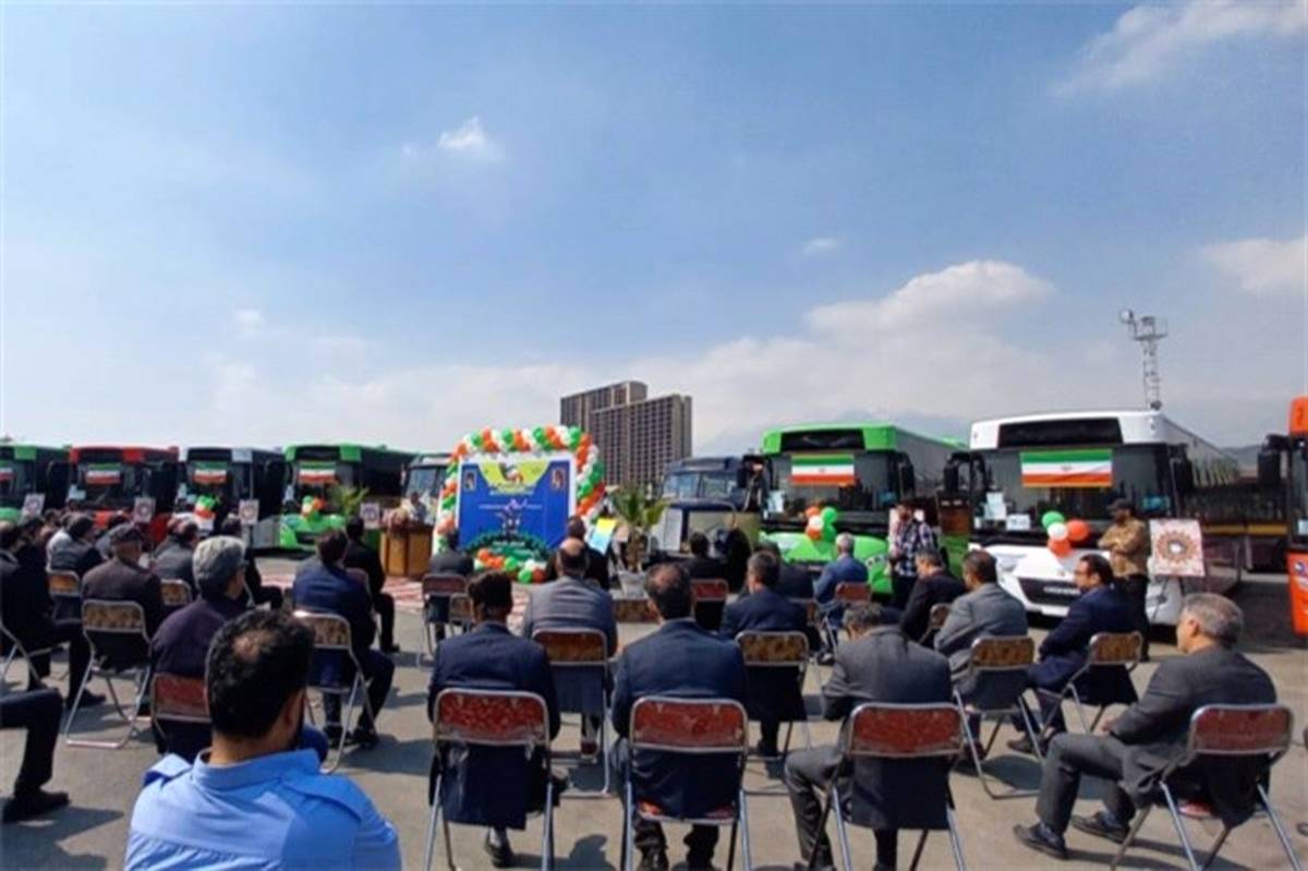 ورود 500 دستگاه اتوبوس جدید به ناوگان حمل‌ونقل پایتخت