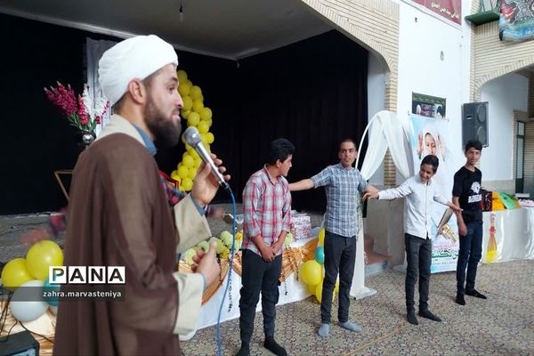 برگزاری جشن بندگی دانش‌آموزان مروستی