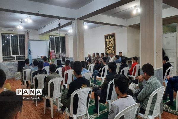 برگزاری مراسم جشن تکلیف دانش‌آموزان پایه هشتم دبیرستان تیزهوشان در شهرستان تربت جام