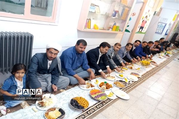 ضیافت افطاری دبستان قرآنی منتظرقائم شهرستان خاتم