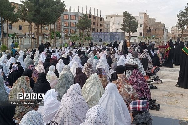 برگزاری نماز عید فطر در شهرستان قرچک