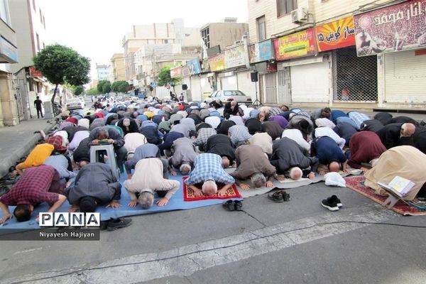 نماز باشکوه عید سعید فطر، همزمان با سراسر کشور در منطقه ۱۴