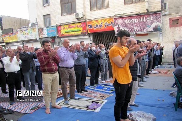 نماز باشکوه عید سعید فطر، همزمان با سراسر کشور در منطقه ۱۴