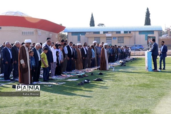 برگزاری نماز عید سعید فطر در شهرستان خرامه