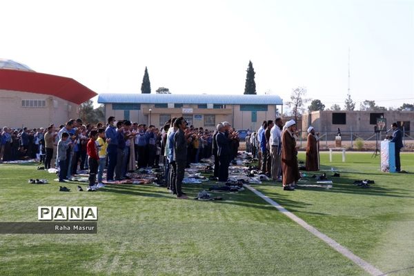 برگزاری نماز عید سعید فطر در شهرستان خرامه