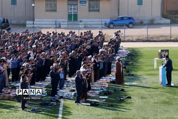 برگزاری نماز عید سعید فطر در شهرستان خرامه