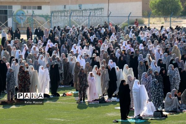 برگزاری نماز عید سعید فطر در شهرستان خرامه