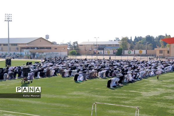 برگزاری نماز عید سعید فطر در شهرستان خرامه