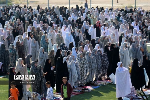 برگزاری نماز عید سعید فطر در شهرستان خرامه