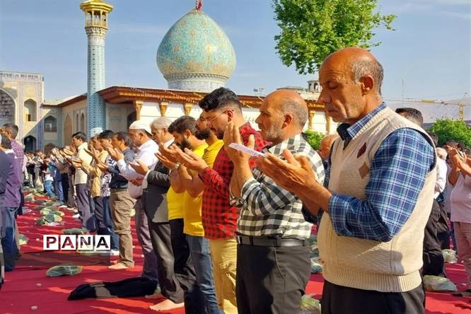 نماز عید فطر، عید بندگی  در شیراز
