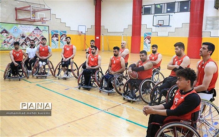 دهمین مرحله اردوی تیم ملی بسکتبال با ویلچیر مردان