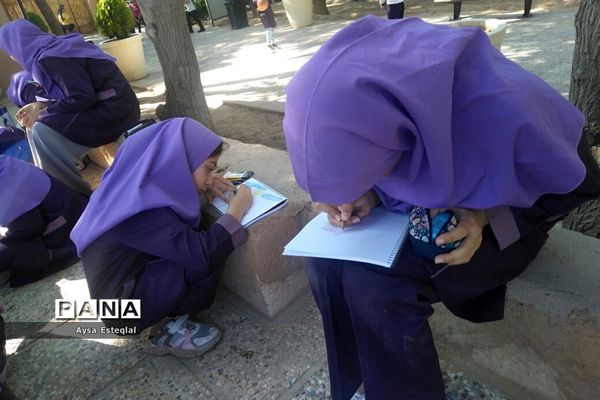 برگزاری اردوی فرهنگی و تربیتی دختران دبستان معارف 6 ناحیه 3 شیراز