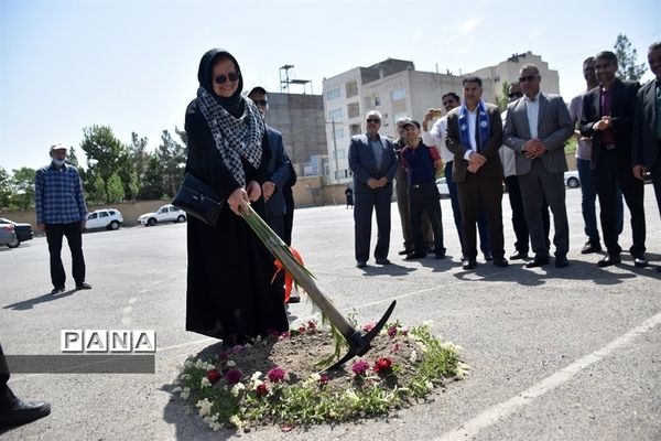 برگزاری مراسم کلنگ‌زنی  و احداث پروژه سالن وزنه برداری و پایگاه تندرستی