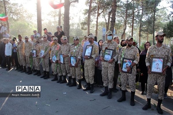 مراسم تشییع پیکرشهید جانی بت اوشانا درشهرستان اسلامشهر