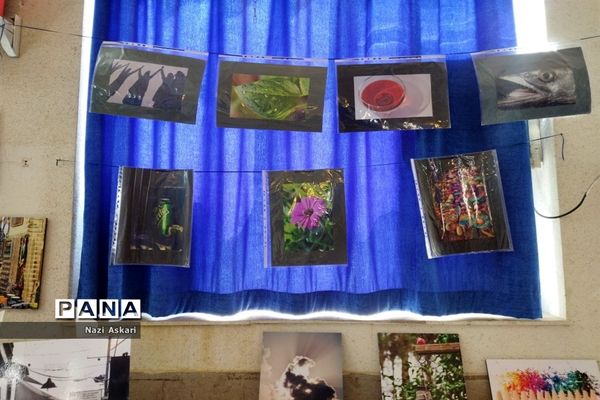 آماده‌سازی نمایشگاه هنرستان شهید محسن کامیاب آموزش و پرورش ناحیه یک شیراز