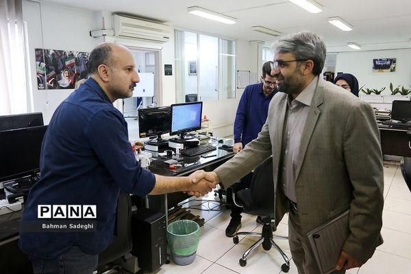 بازدید رئیس مرکز بسیج فرهنگیان وزارت آموزش و پرورش ازخبرگزاری پانا