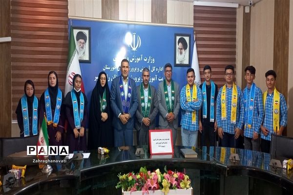 نشست اعضای هیأت رئیسه مجلس دانش‌آموزی شهرستان رامشیر