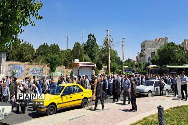 راهپیمایی حمایت از امر به معروف در پاکدشت