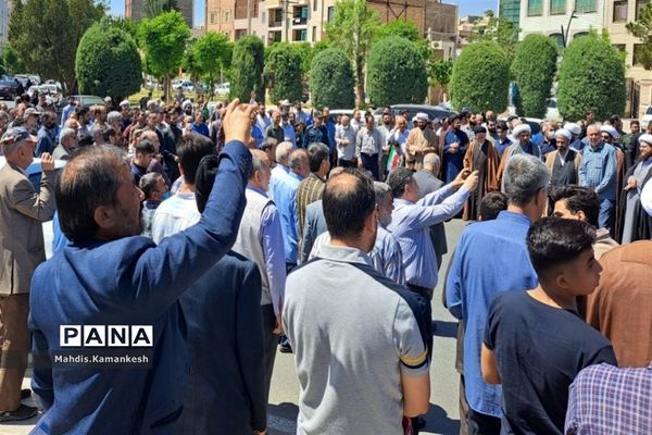 راهپیمایی حمایت از امر به معروف در پاکدشت