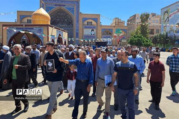 راهپیمایی حمایت از امر به معروف در پاکدشت