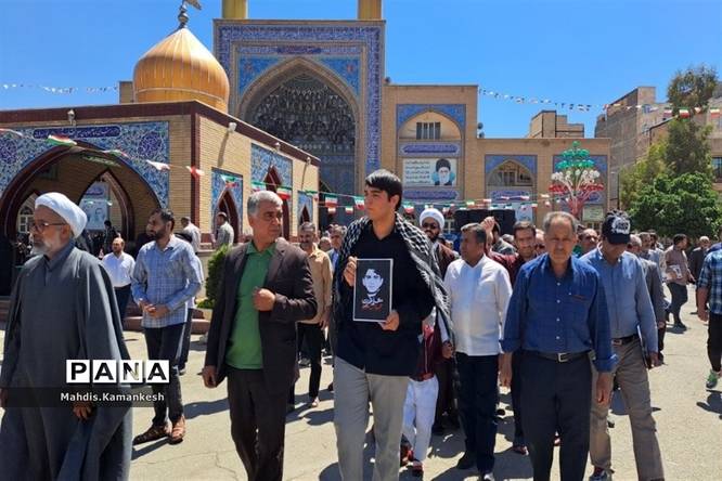 راهپیمایی حمایت از امر به معروف در پاکدشت