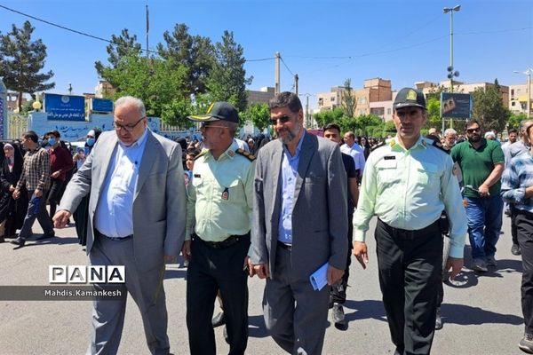 راهپیمایی حمایت از امر به معروف در پاکدشت