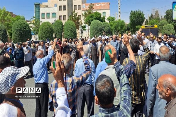 راهپیمایی حمایت از امر به معروف در پاکدشت