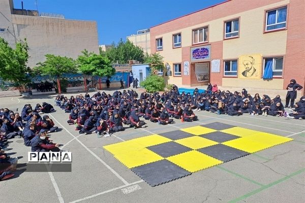 برگزاری المپیاد ورزشی درون مدرسه‌ای دبیرستان سیزده آبان ناحیه یک کرج