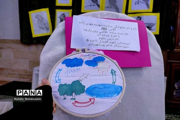 نمایشگاه دست‌سازه‌های مرتبط با قرآن در دبیرستان شهید قویدل