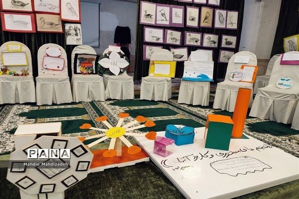 نمایشگاه دست‌سازه‌های مرتبط با قرآن در دبیرستان شهید قویدل